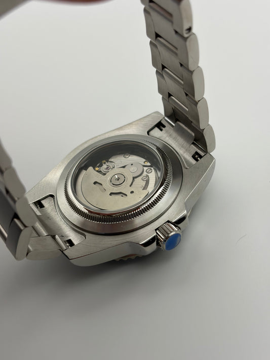 Submariner Black Seiko Mod — Détail cadran