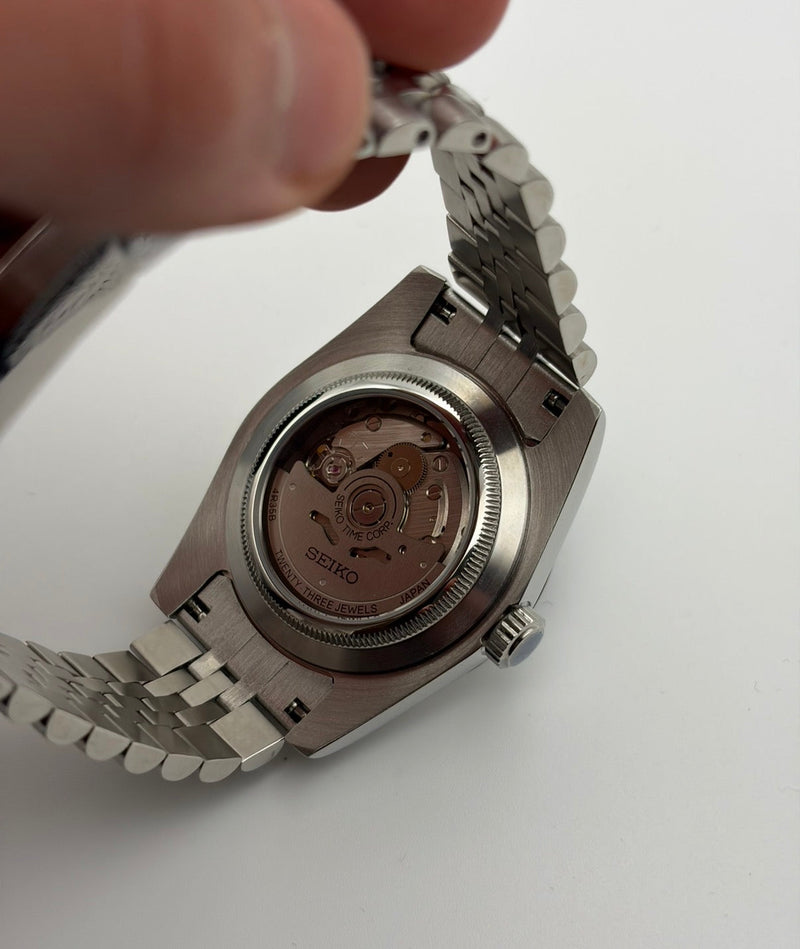Seiko Mod Datejust Arabic Textured Dial