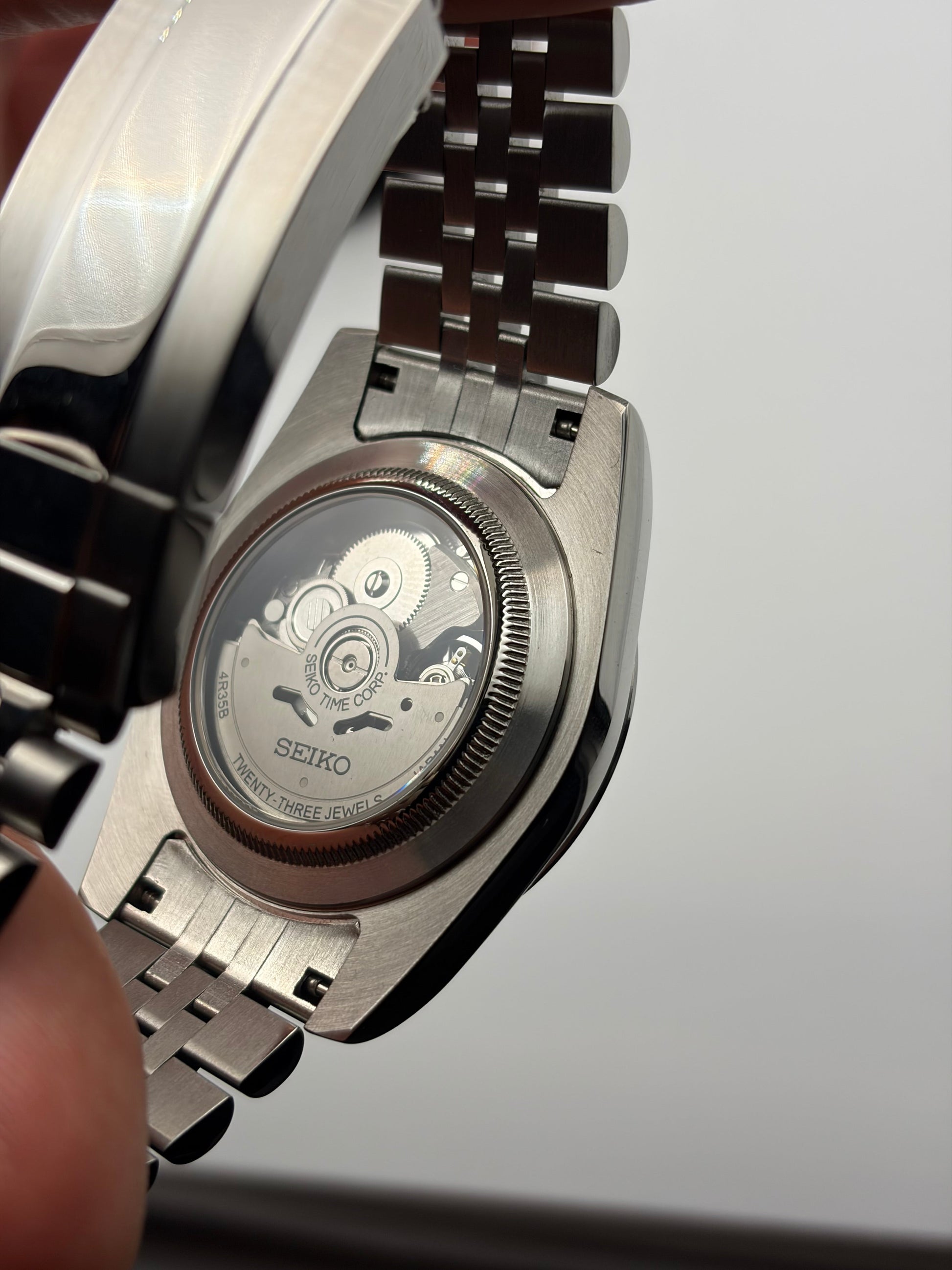 Oyster perpetual Pink Seiko Mod — Au poignet