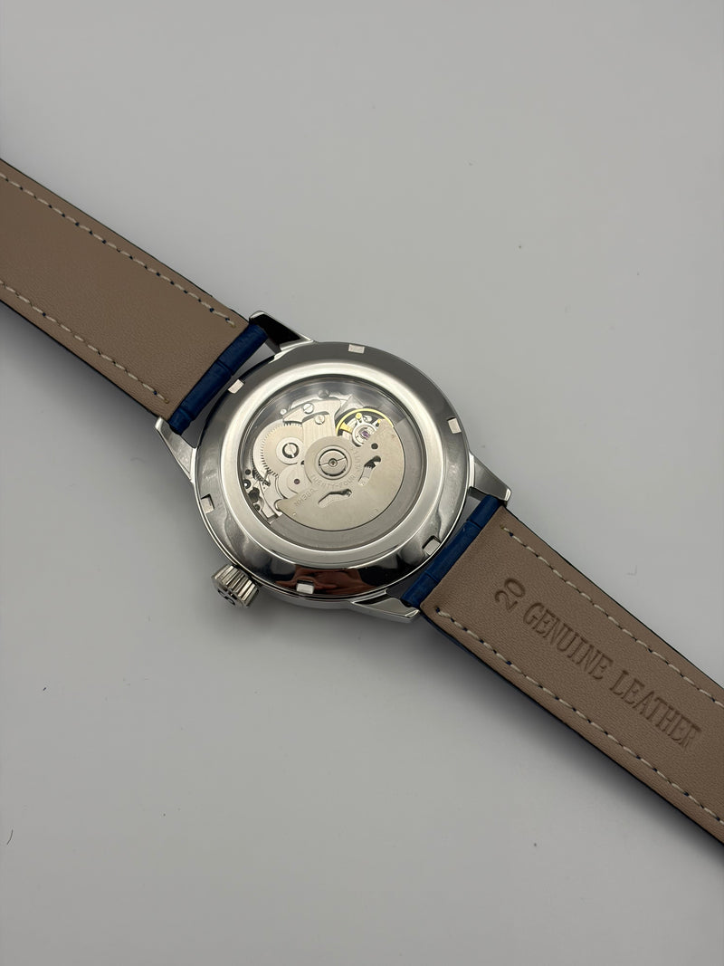 Seiko Mod Presage Blue Leather Bracelet