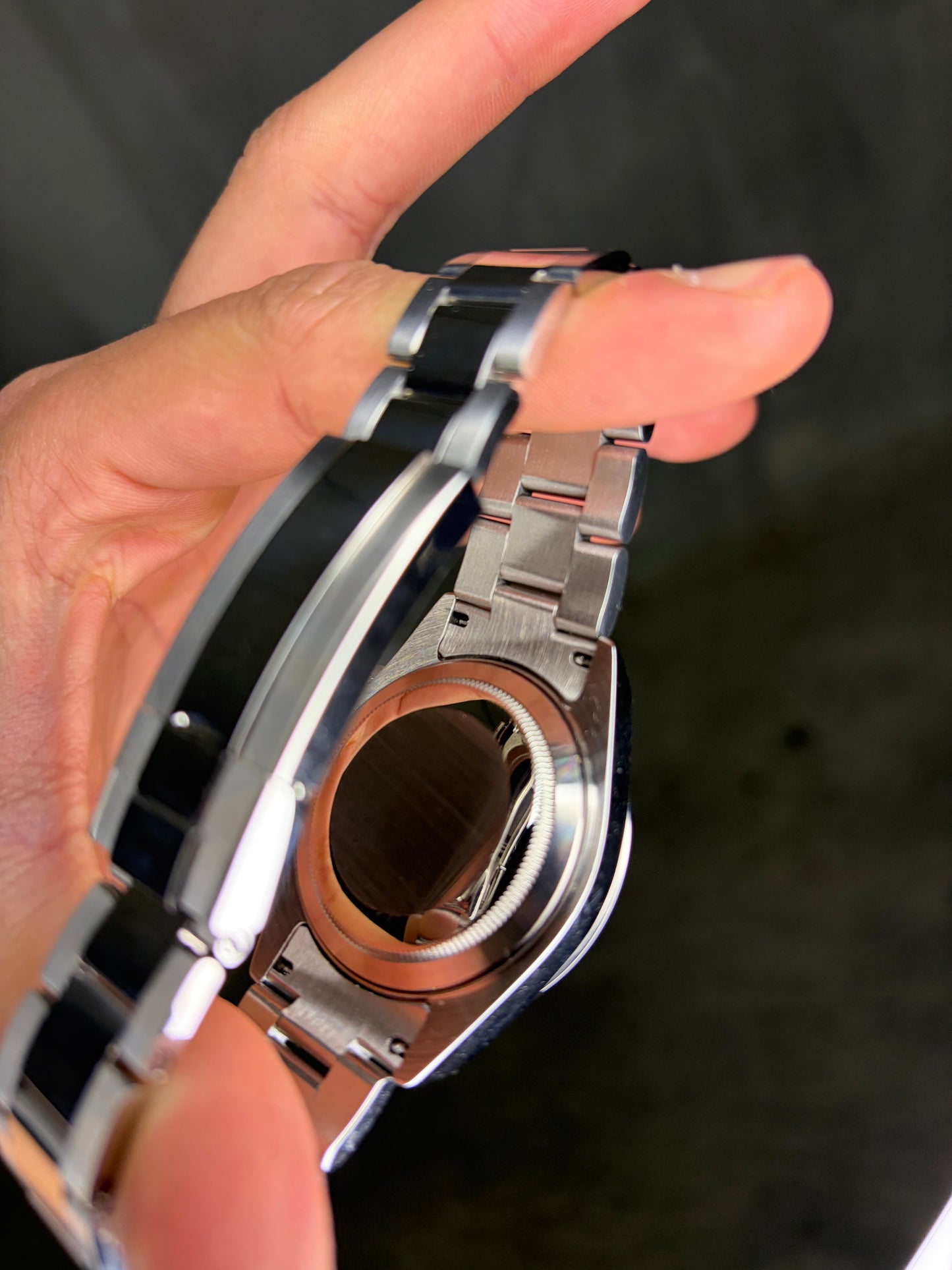 Panda Daytona Seiko Mod — Vue arrière