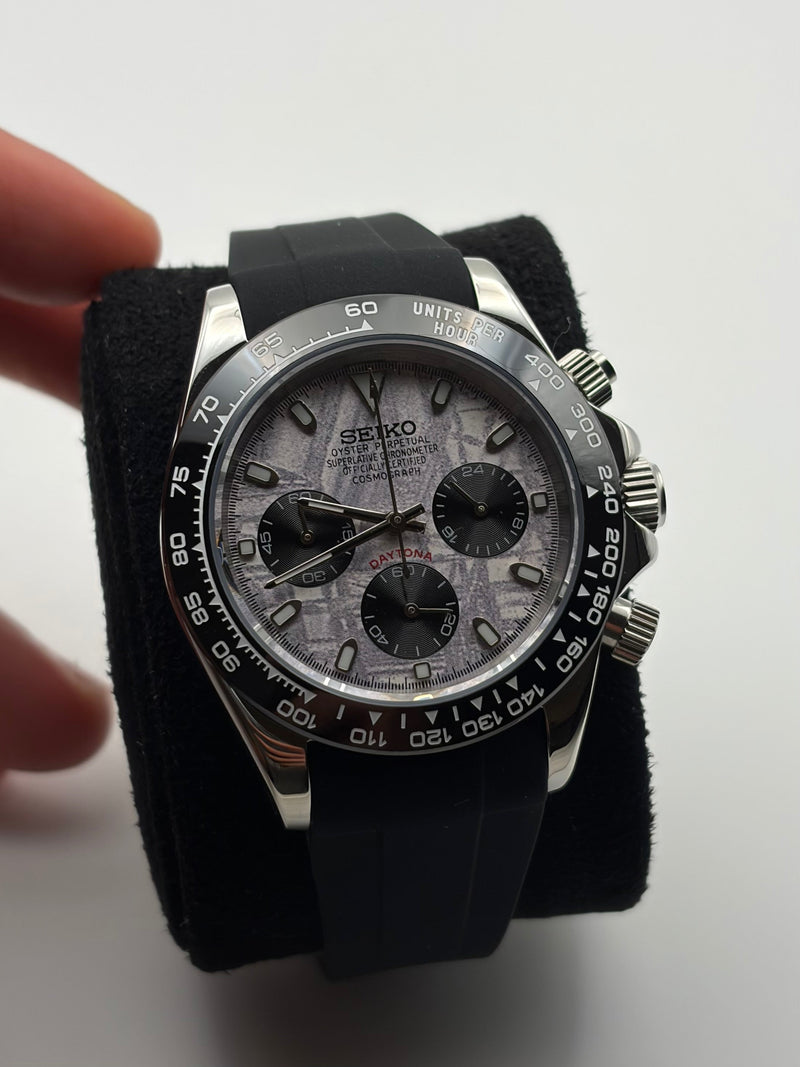 Seiko Mod Daytona Meteor Dial Oysterflex