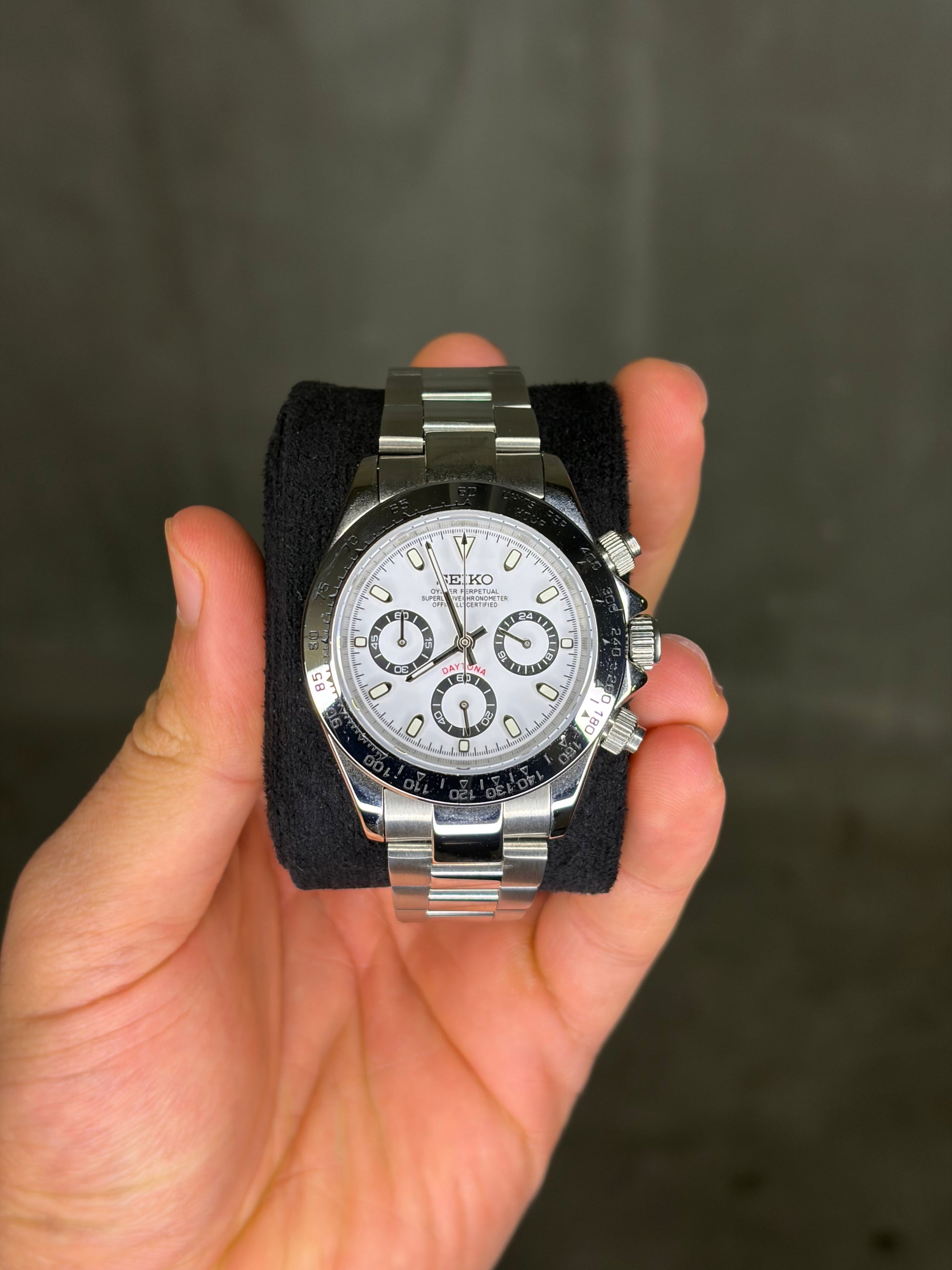 Panda Daytona Seiko Mod — Au poignet