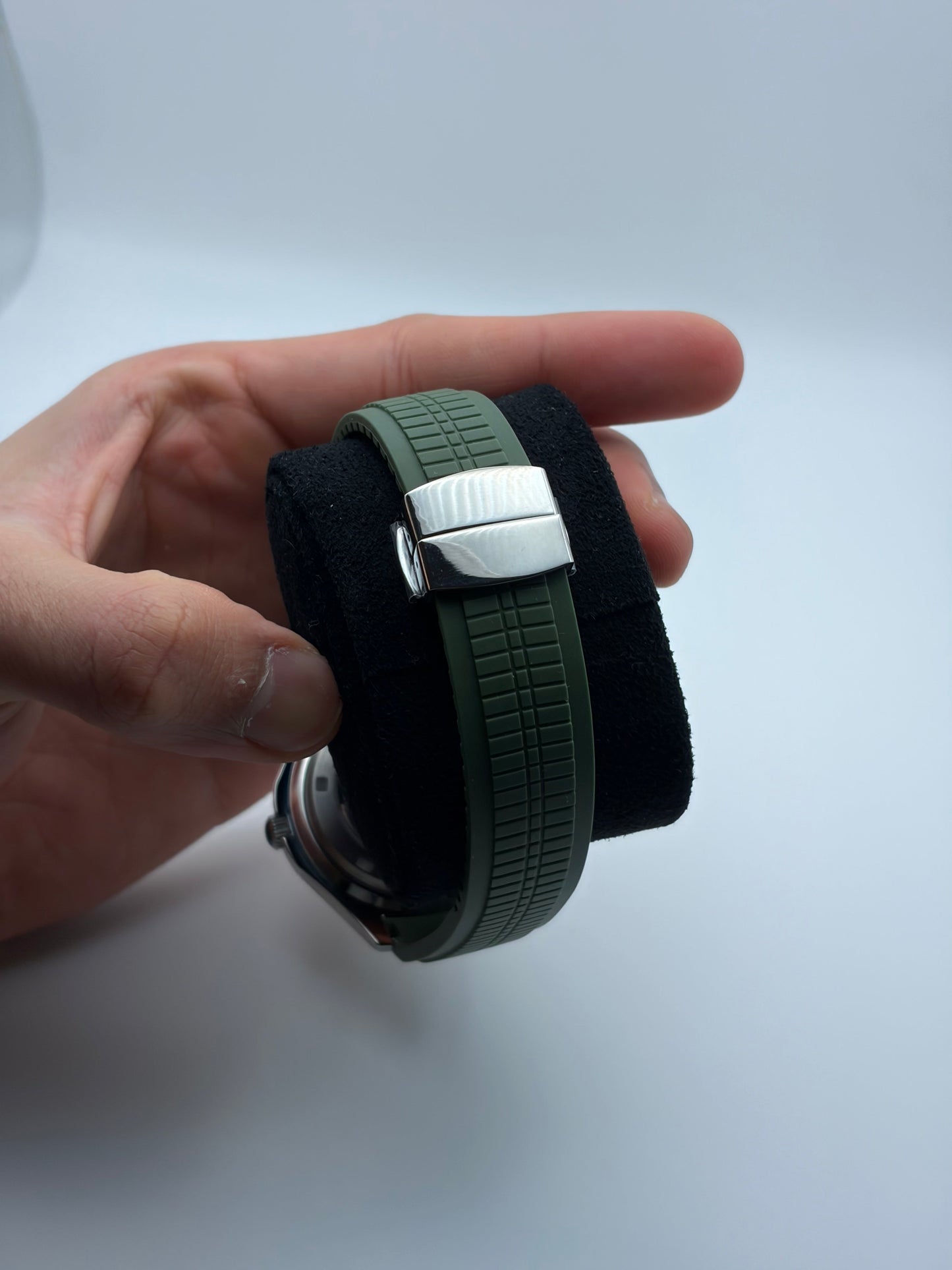 Aquanaut Green Seiko Mod — Détail bracelet