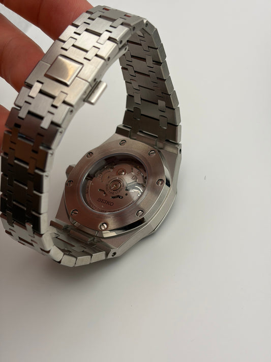 Royal Oak Green Chronograph Seiko Mod — Détail cadran