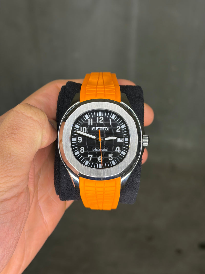Seiko Mod Orange & Black Aquanaut