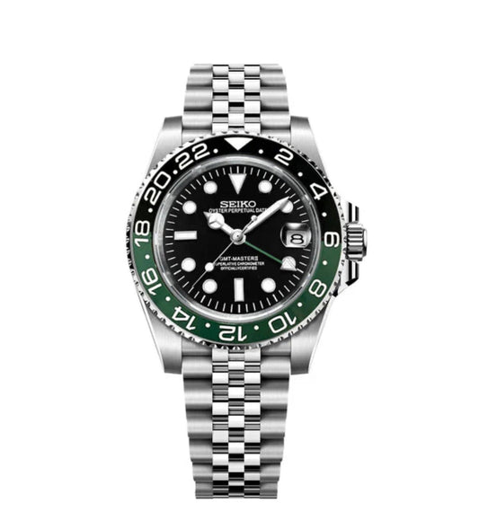 Sprite GMT Master II Seiko Mod — Vue de face