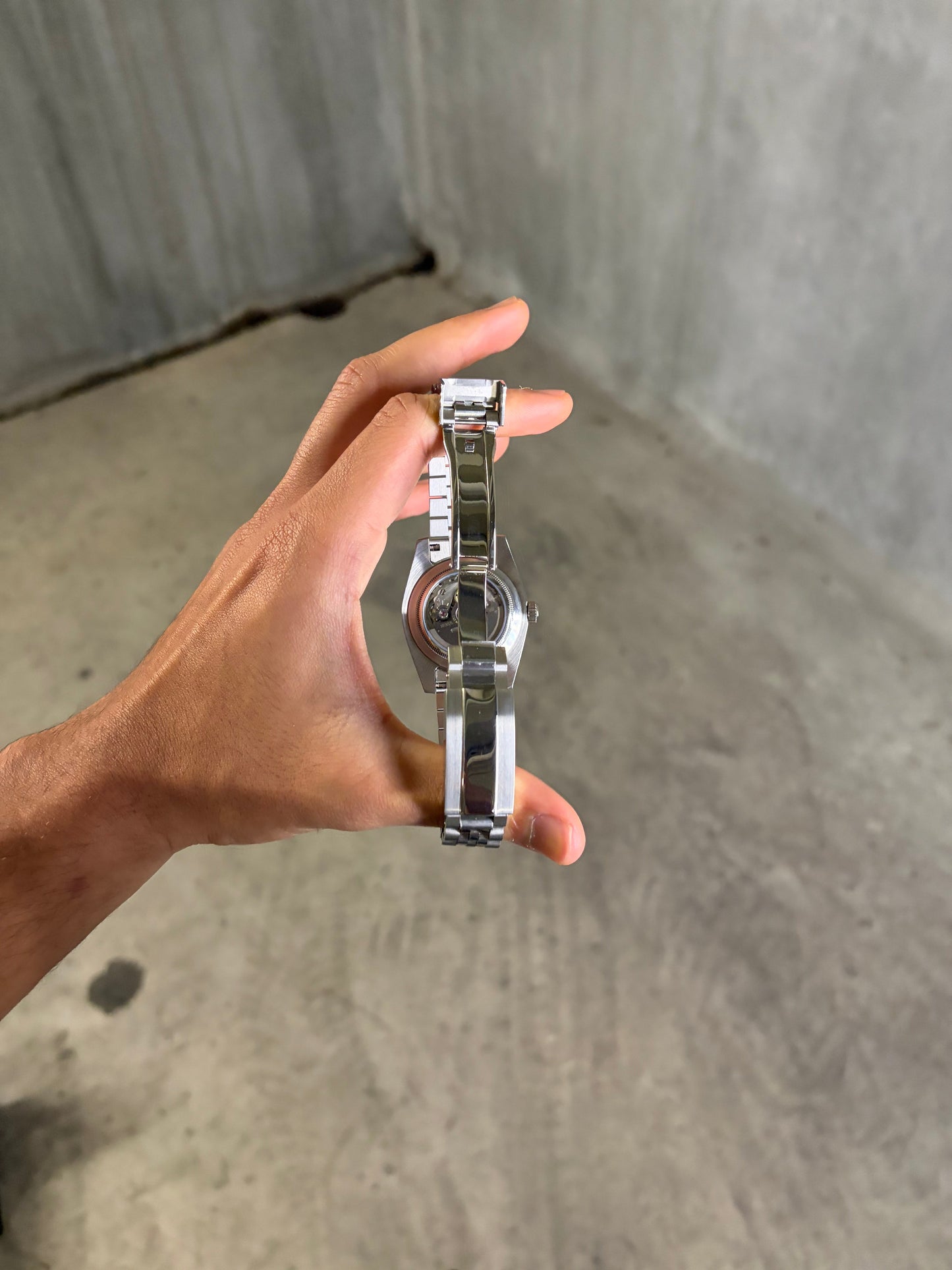 Galaxy dial Datejust Seiko Mod — Vue de profil
