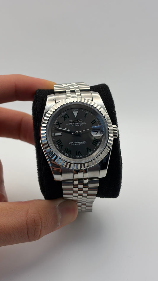 Wimbledon datejust Seiko Mod — Détail cadran