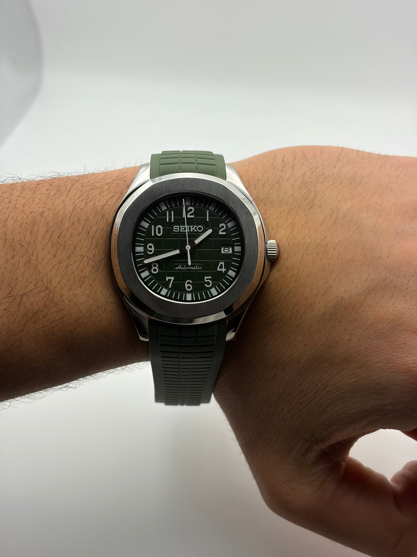Aquanaut Green Seiko Mod — Au poignet