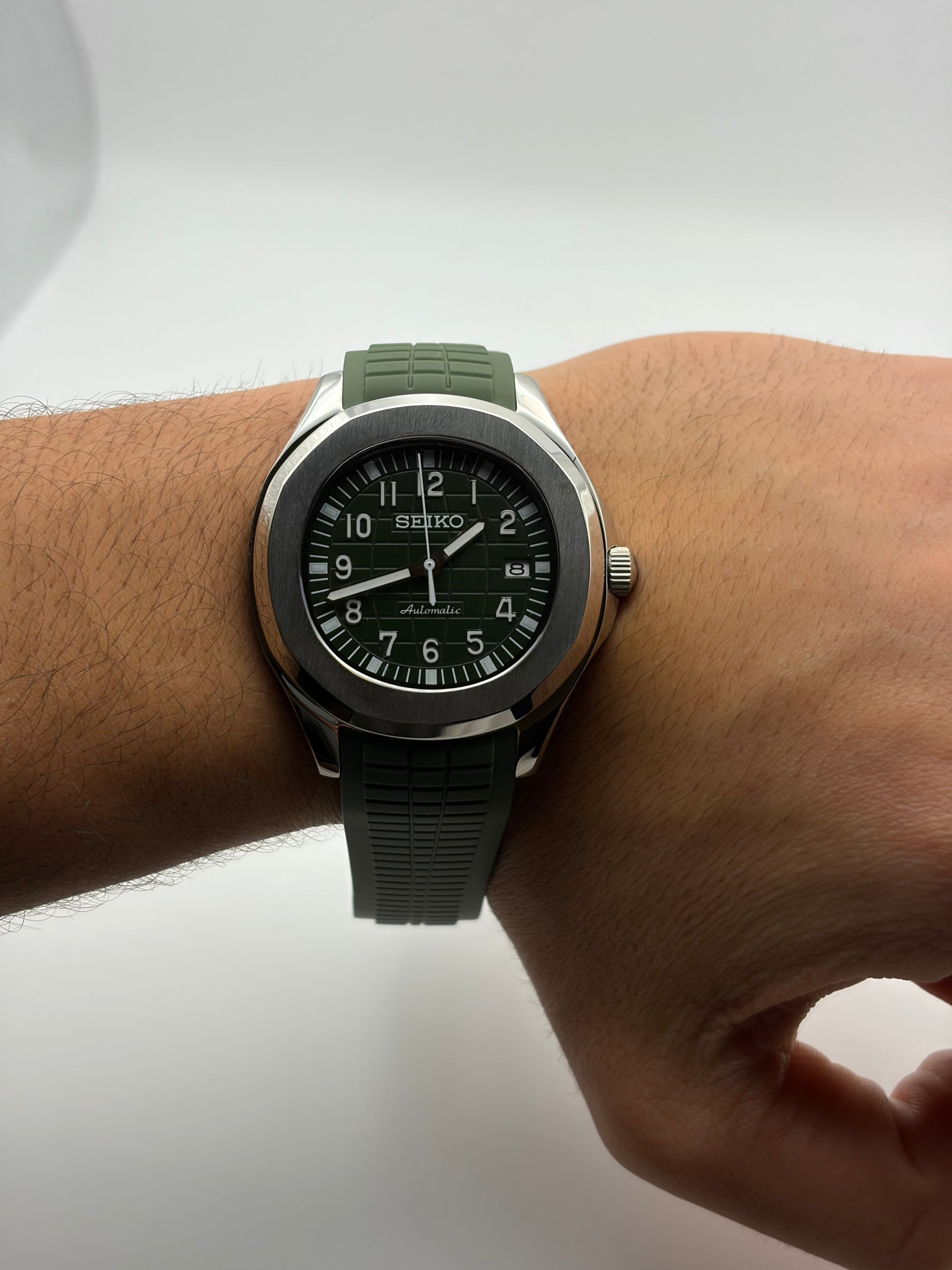 Aquanaut Green Seiko Mod — Au poignet